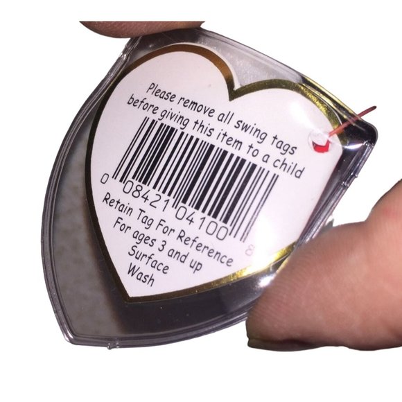 The Beanie Babies Collection TY Plush Dog named "Dotty" - Picture 9 of 12